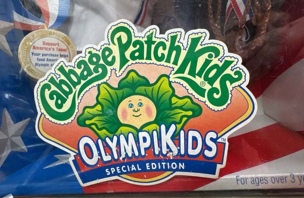 Vintage 1996 Mattel Cabbage Patch Kids OlympiKids USA Gymnastics Doll NIB Specia